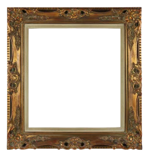Gilded Wooden Painting Frame, Belgium, 1960s