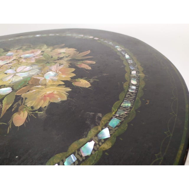 Napoleon III Flower Pedestal Table For Sale - Image 16 of 18