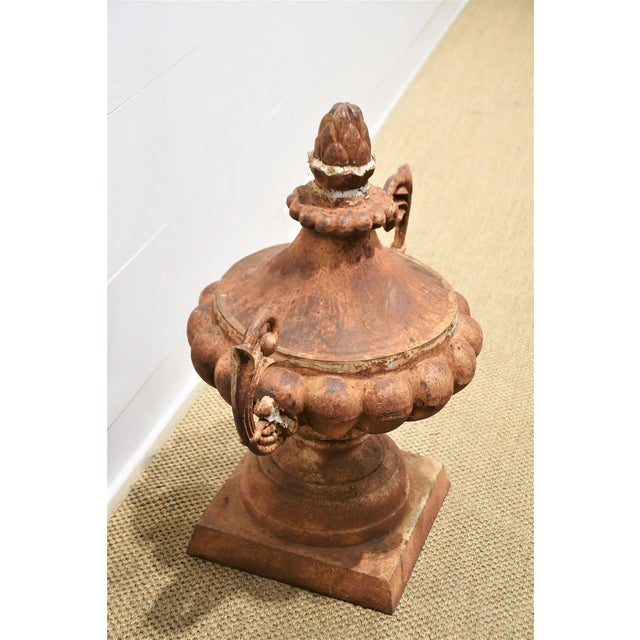 Early 20th Century Early 20th Century French Cast Iron Garden Finial For Sale - Image 5 of 5