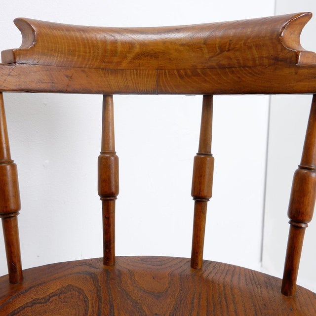 Antique English Smoking Chair, 1890s For Sale - Image 14 of 15