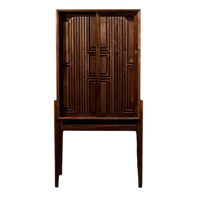 Walnut Carlito Cabinet by Atelier Blouberg For Sale