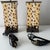 Late 20th Century Giraffe Tole Pagoda Table Lamps - a Pair For Sale - Image 4 of 11