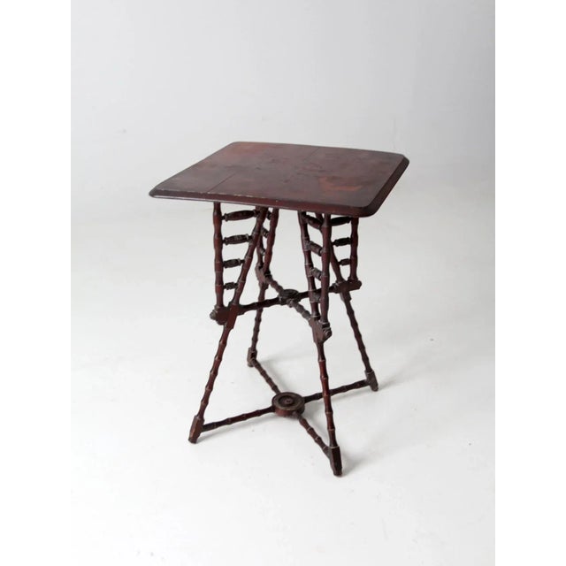 Antique Victorian Occasional Table For Sale - Image 12 of 13