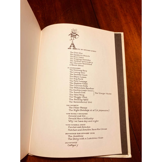Paper “ the Dwindling Party “by Edward Gorey a Classic Tale of a Family Created as an Interactive Journey With Spinners Tabs to Pull Surprises Throughout For Sale - Image 7 of 11