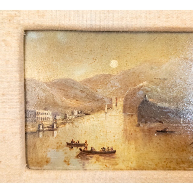 Mid 20th Century Mid-Century Italian Impressionist Alpine Landscape Painting For Sale - Image 5 of 7