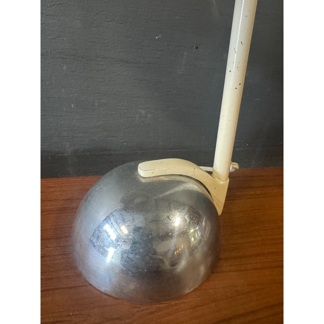 1940s 1940s Art Deco Chrome Table Lamp For Sale - Image 5 of 6