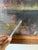 1960s Vintage Turner Still Life Oil on Canvas Painting in Wood Frame For Sale - Image 9 of 12