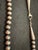 Silver Late 20th Century Sterling Silver 6.9mm Navajo Pearl Beaded Necklace 22in Long For Sale - Image 8 of 11