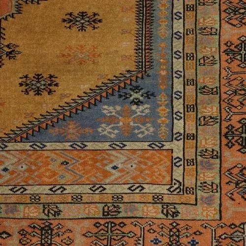 Antique Handmade Melas Rug in Cotton and Wool, Turkey For Sale - Image 6 of 9