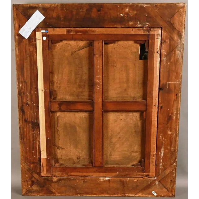 French School of 1659 17th century "Portrait with Coat of arms of Margueritte Pierre de Boutteville" around 1659 Oil on...