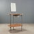 Metal and Marble Vanity with Beveled Mirror For Sale - Image 6 of 12