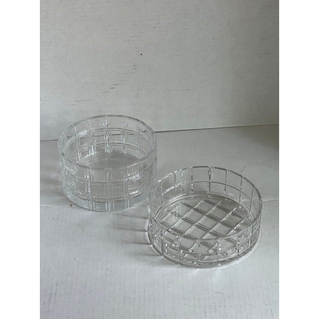 Waterford Tartan Pattern Crystal Bowls For Sale - Image 4 of 9