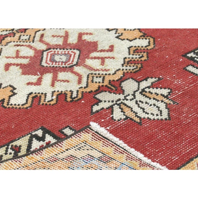 1960s Turkish Oushak Runner For Sale - Image 4 of 6