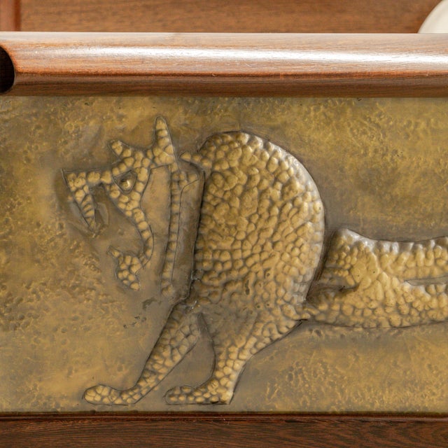 Beige 1970s Attributed to Ib Kofod-Larsen | King Solomon Armchair For Sale - Image 8 of 10