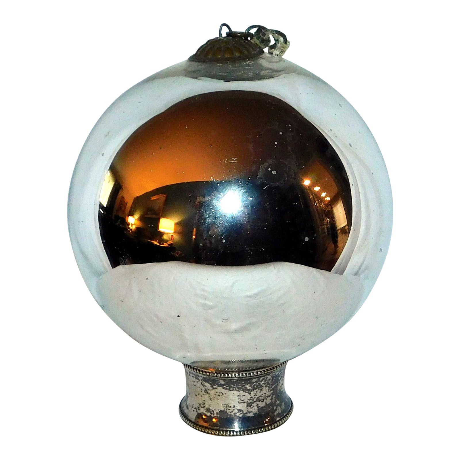 Antique Mercury Glass Gazing Ball Chairish