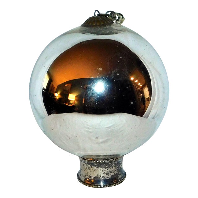 Antique Mercury Glass Gazing Ball Chairish