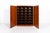Beautiful archive cabinet equipped with 28 compartments, features maple veneer finish. Produced in Denmark, 1960s....
