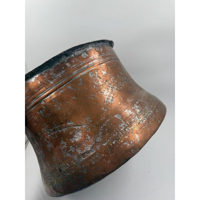 Large Antique Copper Pot and Spoon, 1920s, Set of 2 For Sale - Image 14 of 18