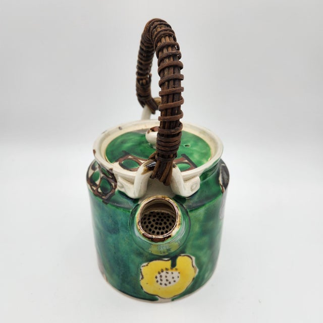 Mid-Century Modern Vintage Japanese Tea Pot For Sale - Image 3 of 8