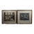Large Black & Gold Antique Legal Engravings, “The Country Attorney” & “The Plaintiff and Defendant” – Pair For Sale