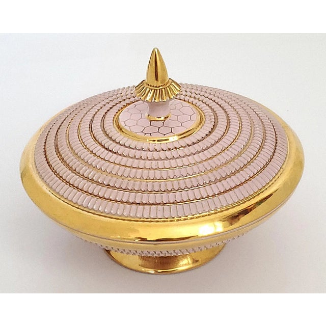 Mid-Century Modern Bowl or Candy Dish 1960s Italy Pink For Sale - Image 3 of 11