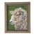 Sheep Portrait Impressionism English Traditional Antique White Green Burnt Umber Original Oil Painting Cleo Plowden For Sale