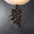 Metal 1920s Art Deco 5-Light Bronze Finish Hanging Lamp With Stylized Fans C1920 For Sale - Image 7 of 14