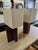 1990s Pair of California Postmodern Sculptural Frosted Resin Table Lamps by Deszign, Inc. For Sale - Image 9 of 17