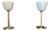 Senator Lamps in Brass and Opaline Glass, 1970s, Set of 2 For Sale