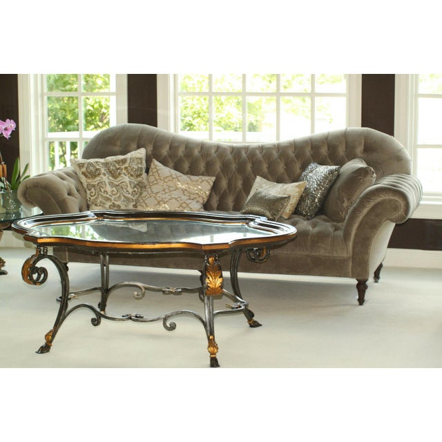 French Provincial Marge Carson Scalloped Coffee Table Chairish