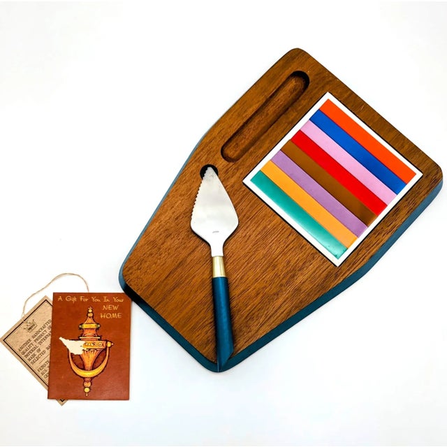 1960s Imperial International "San Remo" Hostess Cheese Tray For Sale In Miami - Image 6 of 12