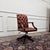 English Chesterfield Office Chair in Leather For Sale - Image 6 of 8
