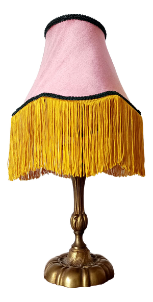 Art Nouveau Lamp with Fringed, 1920s