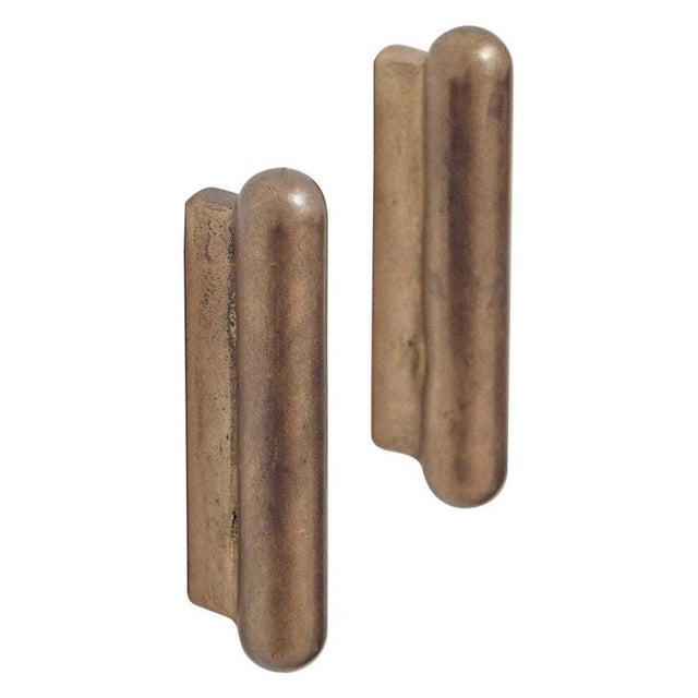Brass PSL Handles by Henry Wilson, Set of 2 For Sale - Image 8 of 8