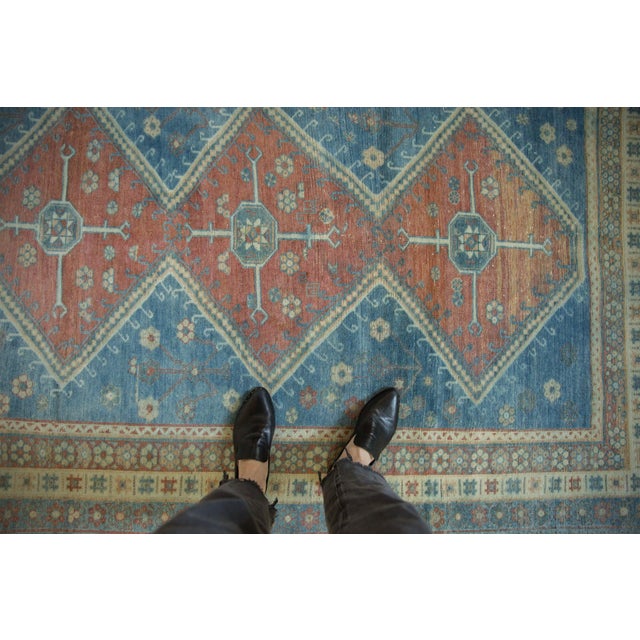 :: Triple pomegranate center medallions outlined with oversized diamond shaped hook-and-latch relief interconnecting main...