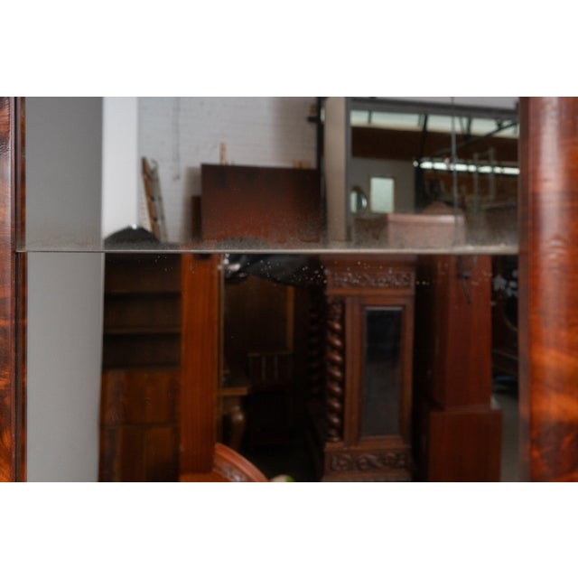 Biedermeier Mirror with Console in Mahogany, 1800s For Sale - Image 16 of 17