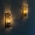 Metal Glass and Brass Wall Lights attributed to Carl Fagerlund for Orrefors, 1970s, Set of 2 For Sale - Image 7 of 18