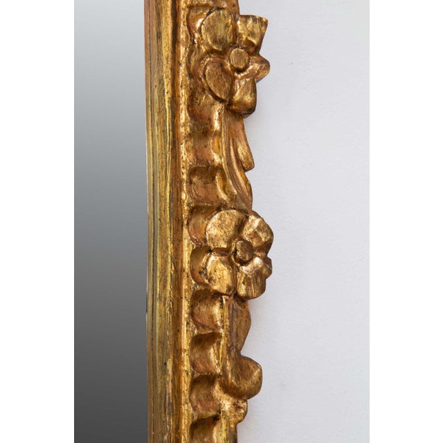 Original gold leaf finishing. Wood with gold-leaf gesso.