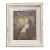 Vintage Signed Portrait Painting of a Woman in Profile With Windswept Hair For Sale