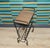 Formica String Side Table with Newspaper Rack and Wheels, 1960s For Sale - Image 10 of 10