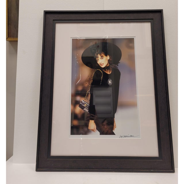 Guy Marineau, Inés De La Fressange, Chanel, 1988, Photographic Print, Framed For Sale - Image 10 of 15