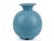 This charming mid-century modern ceramic pitcher (or handled vase) features a striking robin’s egg blue glaze. Its...
