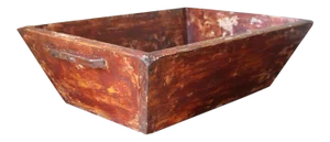 19th Century Portuguese Primitive Rustic Dough Box