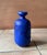Studio Ceramic Art Vase with Blue Lava Glaze by Hartwig Heyne for Hey Keramik, West Germany, 1970s For Sale - Image 3 of 16