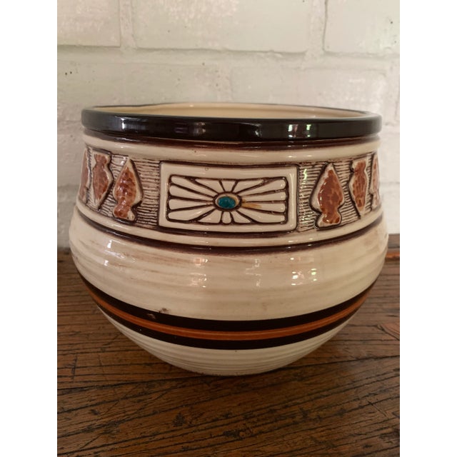 Vintage 1970s Treasure Craft Southwestern Bowl For Sale - Image 13 of 13