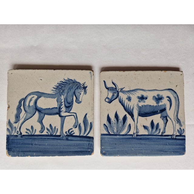Antique Dutch Tiles, 1790, Set of 2 For Sale - Image 14 of 15
