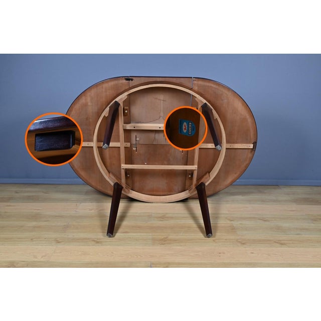 Scandinavian Wooden Table, 1960s For Sale - Image 16 of 17