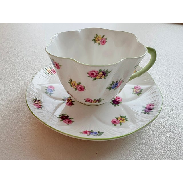 White 1960s Shelley Fine Bone China Service for Twelve- 92 Pieces For Sale - Image 8 of 12