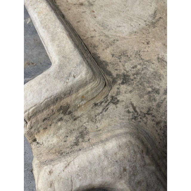Gray Rare 18th Century Antique French Stone Sink/Basin For Sale - Image 8 of 9