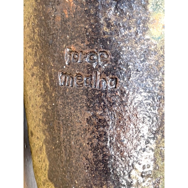 Jorge Mealha (1934 -2021) Pottery, Large Bull Sculpture Portugal, late 20th C. For Sale - Image 9 of 18